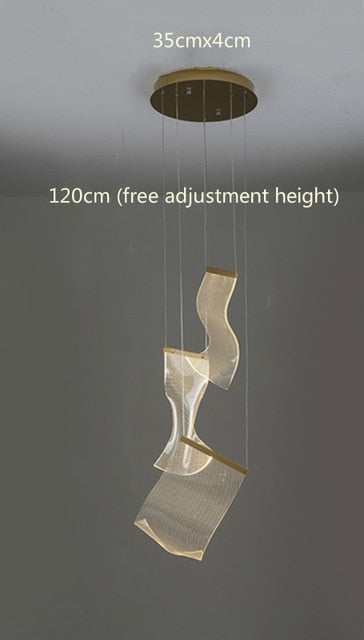 Stair Chandelier Art Ceiling Lamp