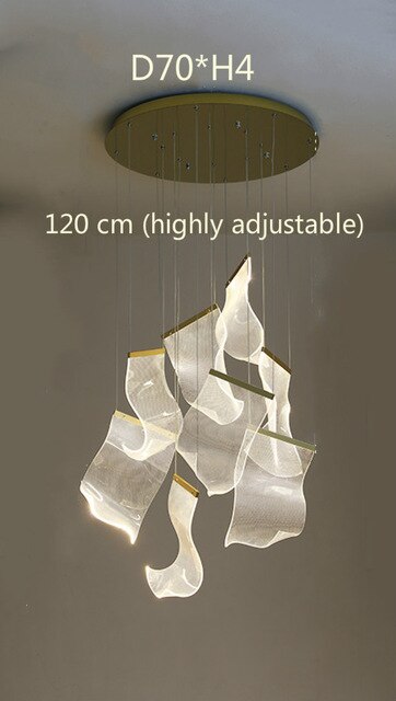 Stair Chandelier Art Ceiling Lamp