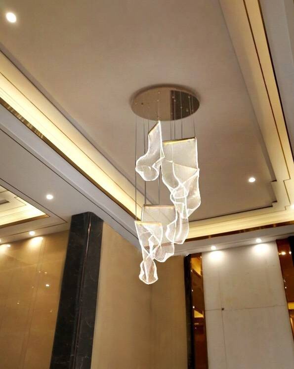 Stair Chandelier Art Ceiling Lamp
