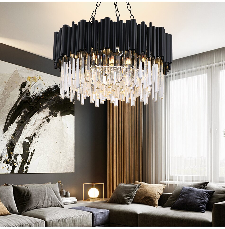 Black Wyvern Modern Chandelier Lighting