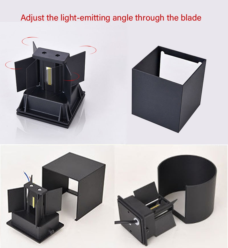 Wall lamp LED motion sensor IP65 waterproof
