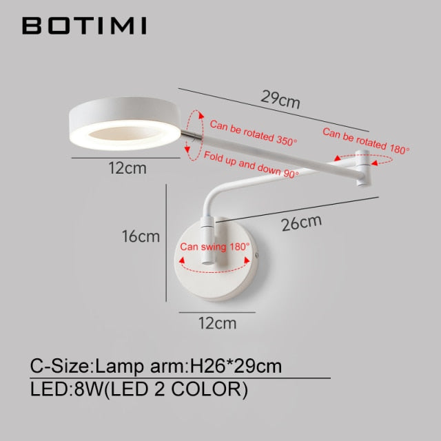 Adjustable Bedside Lamp For Bedroom