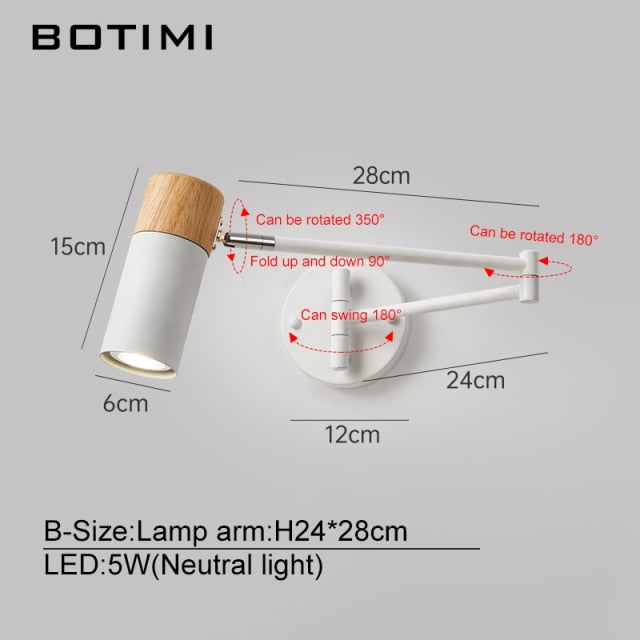 Adjustable Bedside Lamp For Bedroom
