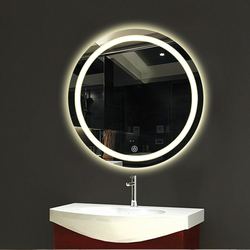 Rosetta - LED Light Frame Round Mirror