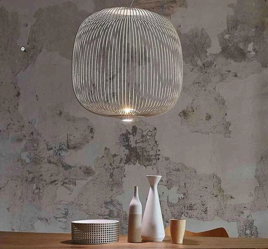 Minis - Modern Cage Spokes Hanging Lamp