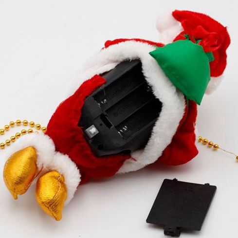 Animated Musical Climbing Santa Claus Decoration for Festive Christmas Holiday Fun