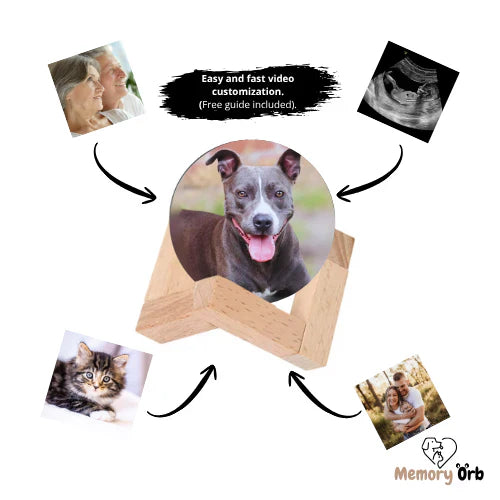 Enchanting Memory Lamp: Personalized Video Display Sphere for Cherished Moments