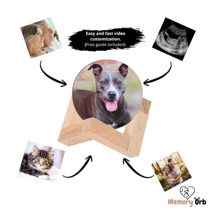 Enchanting Memory Lamp: Personalized Video Display Sphere for Cherished Moments