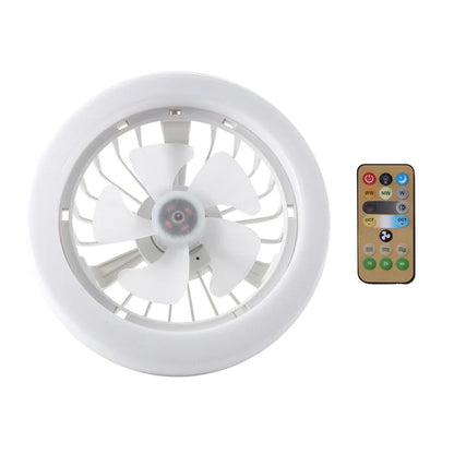 Smart Ceiling Fan with Remote Control and LED Light