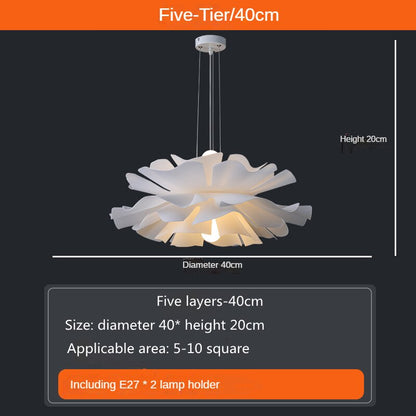 Petals Design Ceiling Bedroom Modern LED Chandelier on Sale