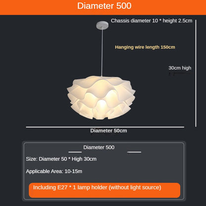 Petals Design Ceiling Bedroom Modern LED Chandelier on Sale