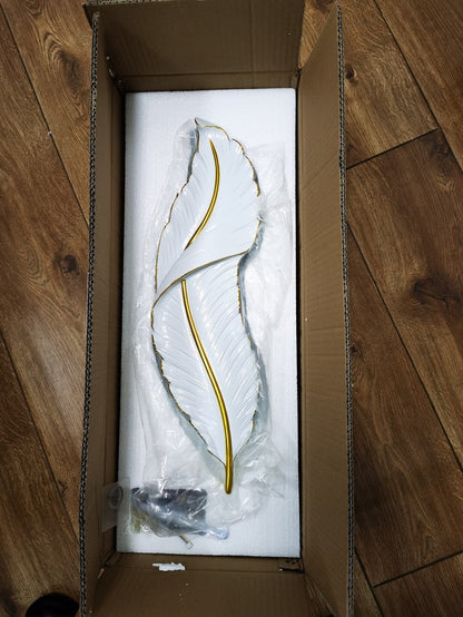 Led Feather Wall Lamp