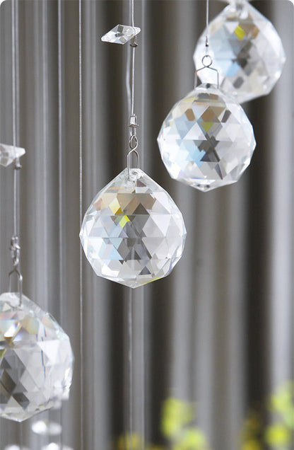 Modern Spiral LED Crystal Chandelier - Fixture for Staircase