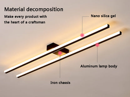 Hallway Corridor Staircase Nordic Lamp Long LED Ceiling Lights
