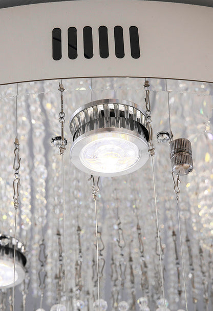 Modern Luxury Large K9 Spiral Crystal Chandelier