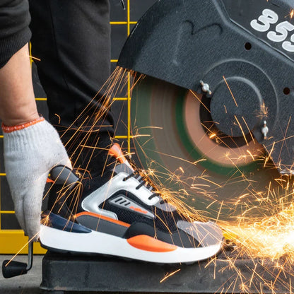 High Quality Indestructible Safety Shoes Work Sneakers Light Security Boots Steel Toe