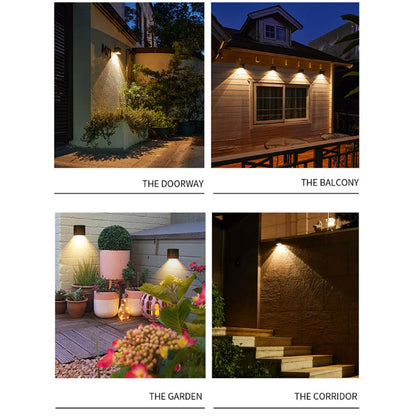 LED Wall Lamp Solar Light Sunlight Sensor IP65 Waterproof