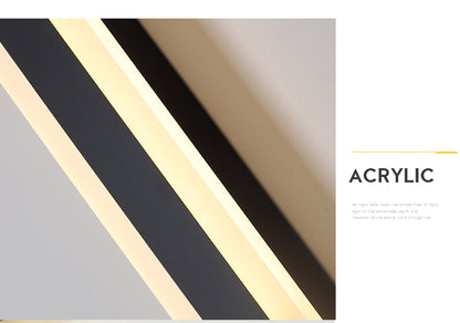 Modern Waterproof Outdoor Long Strip LED Wall Lamp on Sale