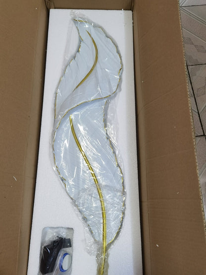 Led Feather Wall Lamp