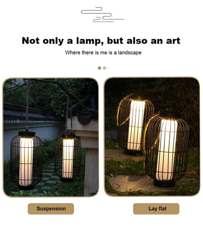 Solar Powered Outdoor Floor Lamp
