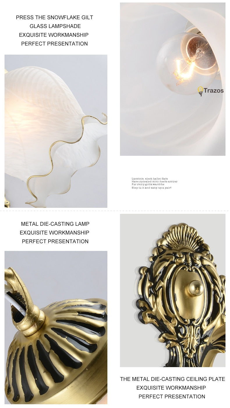 Retro Led Wall Lamps For Bedroom Bedside