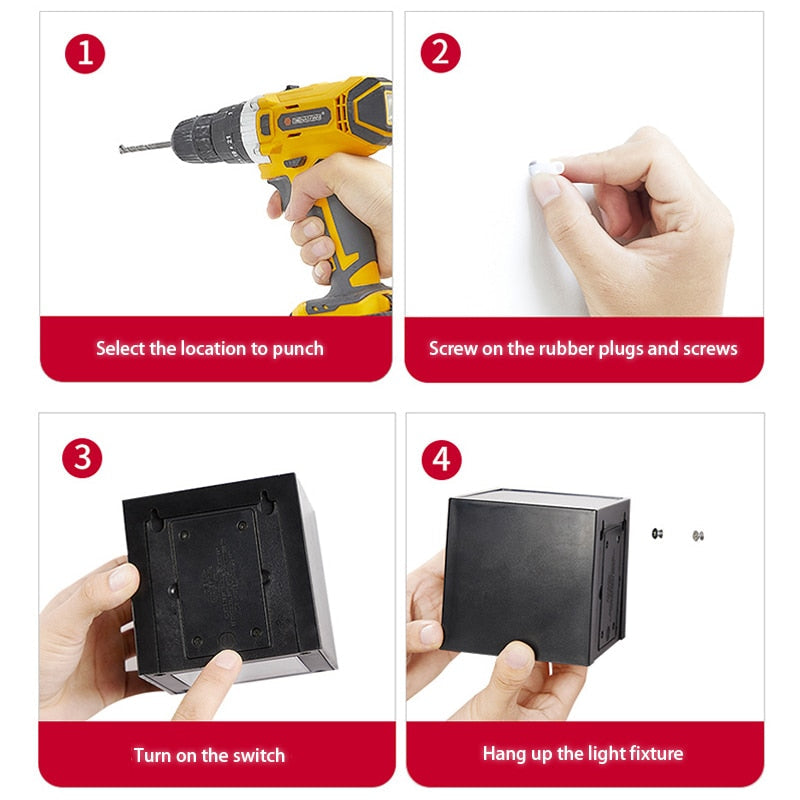 LED Wall Lamp Solar Light Sunlight Sensor IP65 Waterproof