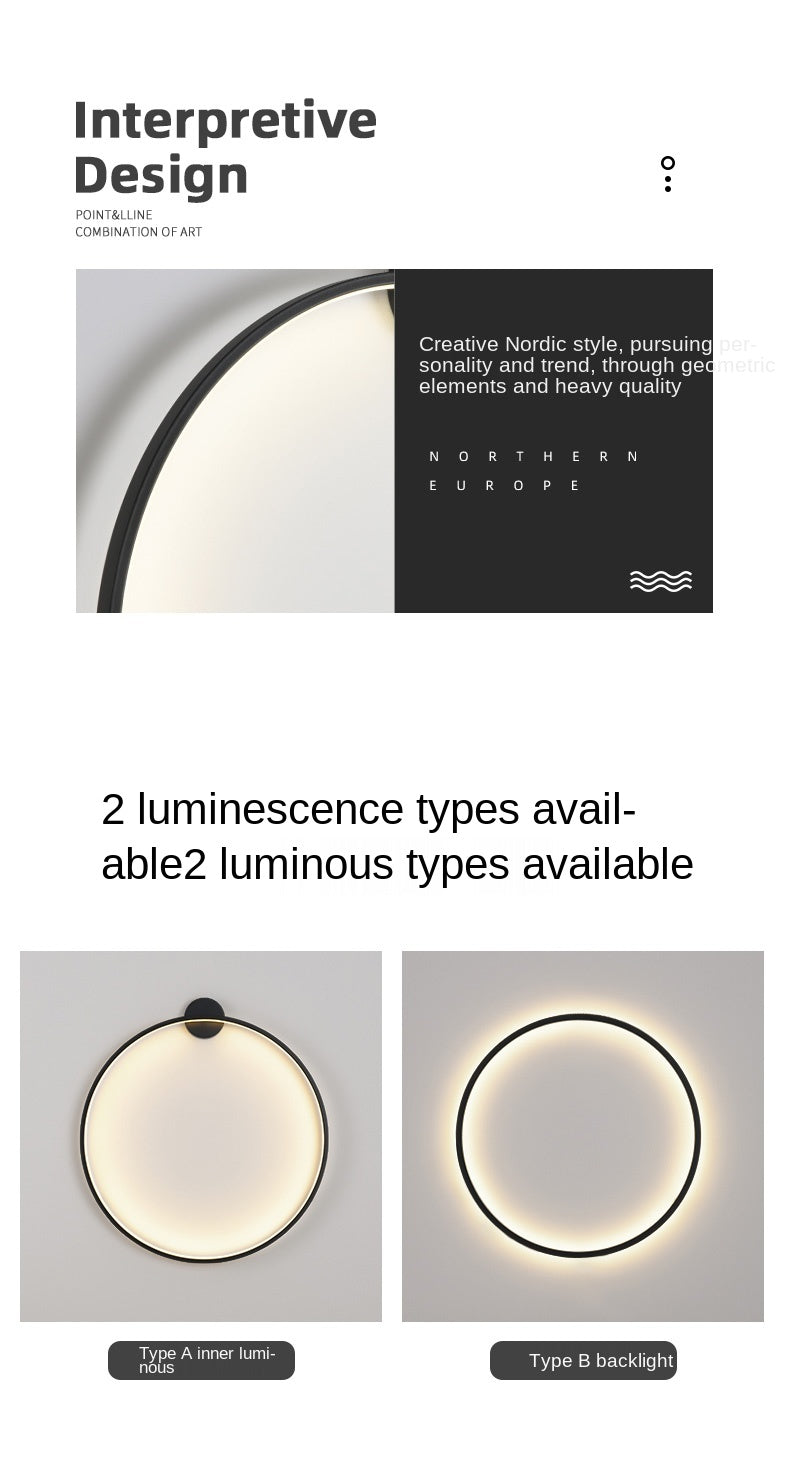 Minimalist Nordic Wall Lamp on Sale