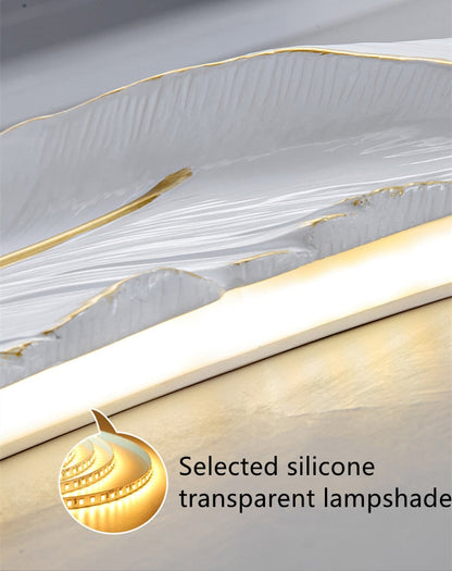 Led Feather Wall Lamp