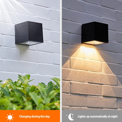 LED Wall Lamp Solar Light Sunlight Sensor IP65 Waterproof