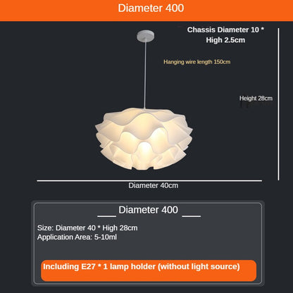 Petals Design Ceiling Bedroom Modern LED Chandelier on Sale