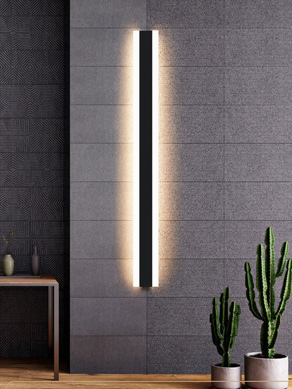 Modern Waterproof Outdoor Long Strip LED Wall Lamp on Sale