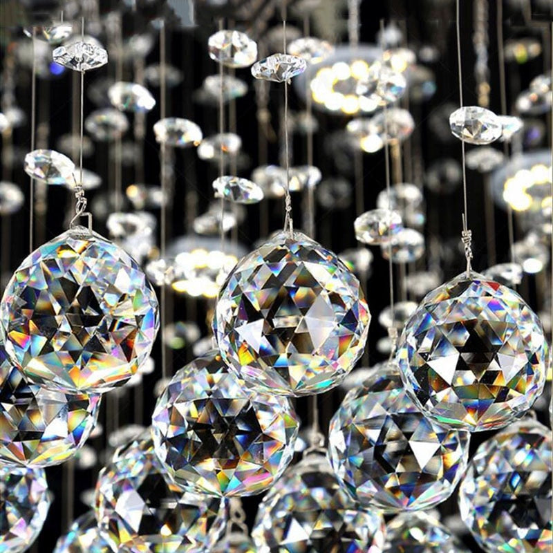 Long Double Staircase Modern Chandelier