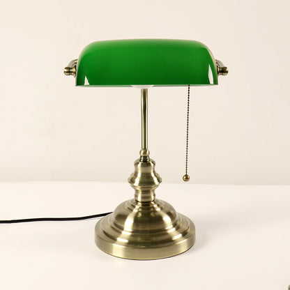 Vintage Banker Table Lamp on Sale