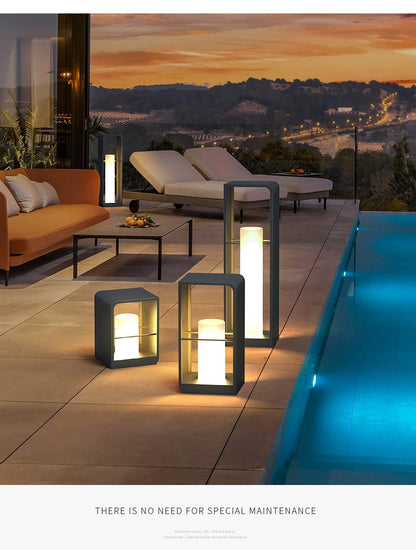 Garden Pathway Solar Led Light Lawn Lamps Waterproof Auto On/off