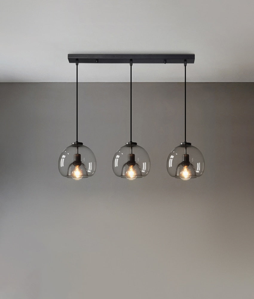 Glass Led Ceiling Chandelier