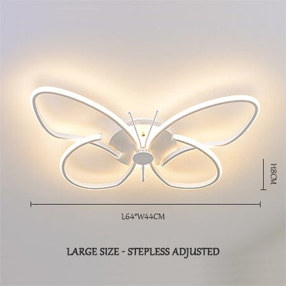 Modern LED Butterfly LED Ceiling Lamp Dimmable