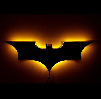 Batman LED Wall Light with Wireless Remote Control and Color Change