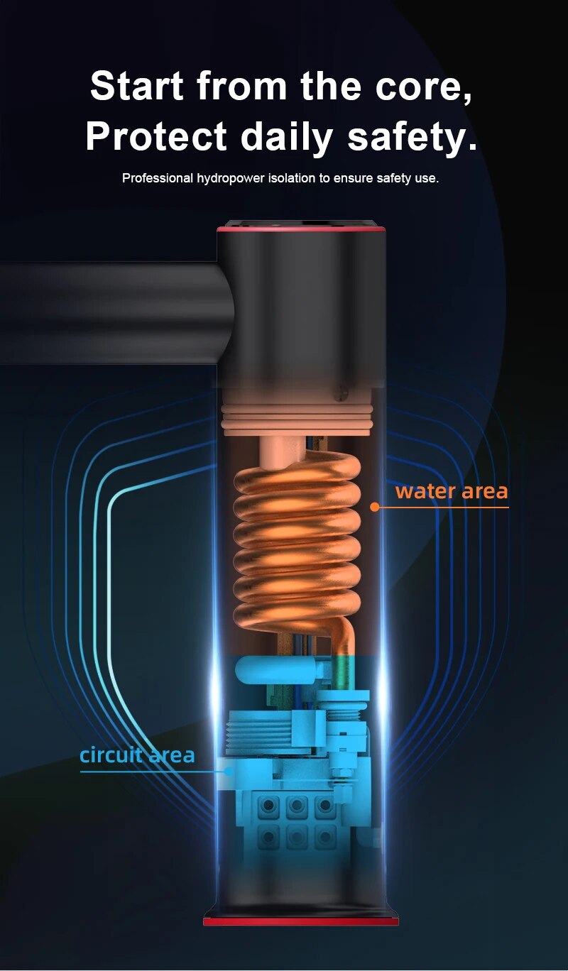 Electric Instant Heater Faucet Stainless Steel