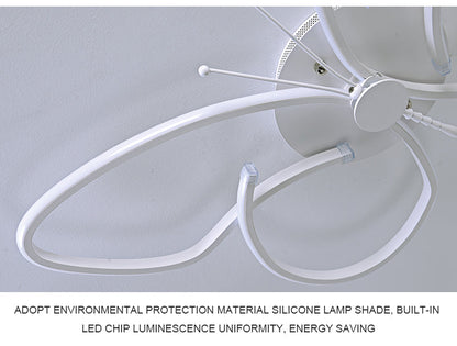 Modern LED Butterfly LED Ceiling Lamp Dimmable