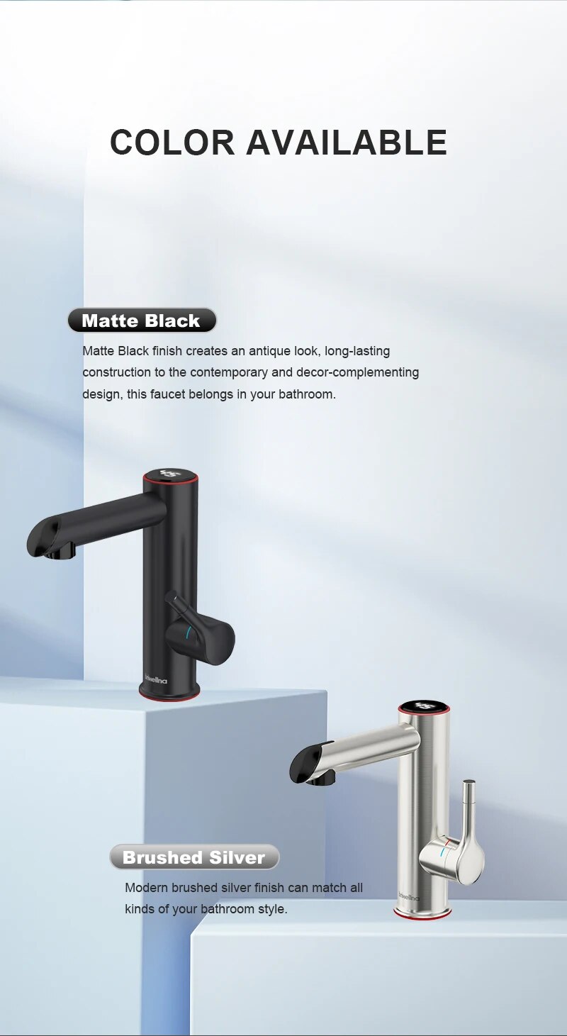 Electric Instant Heater Faucet Stainless Steel