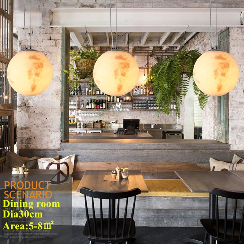 Nordic Modern Creative Full Moon Chandelier