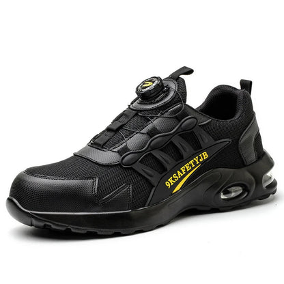 Indestructible Lightweight Work Shoes Safety Shoes Rotating Button