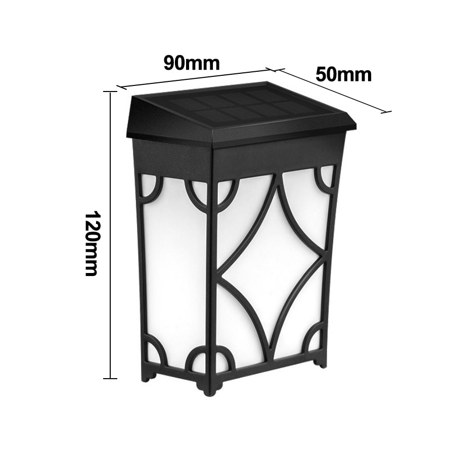 Vintage Solar Powered LED Wall Light Waterproof