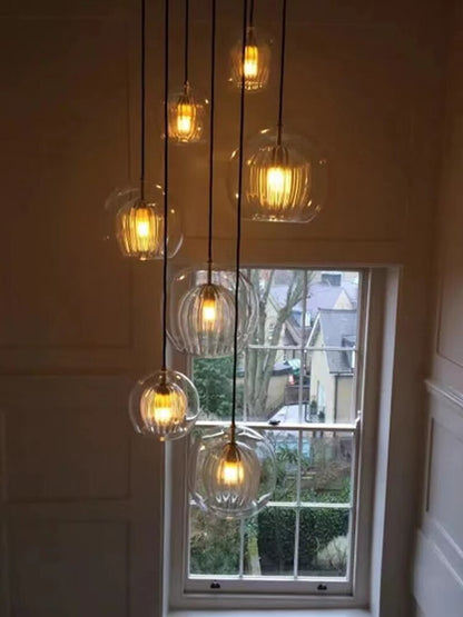 Nordic Modern Glass Pendant Light 3 Colour, DIA 15/20/25CM