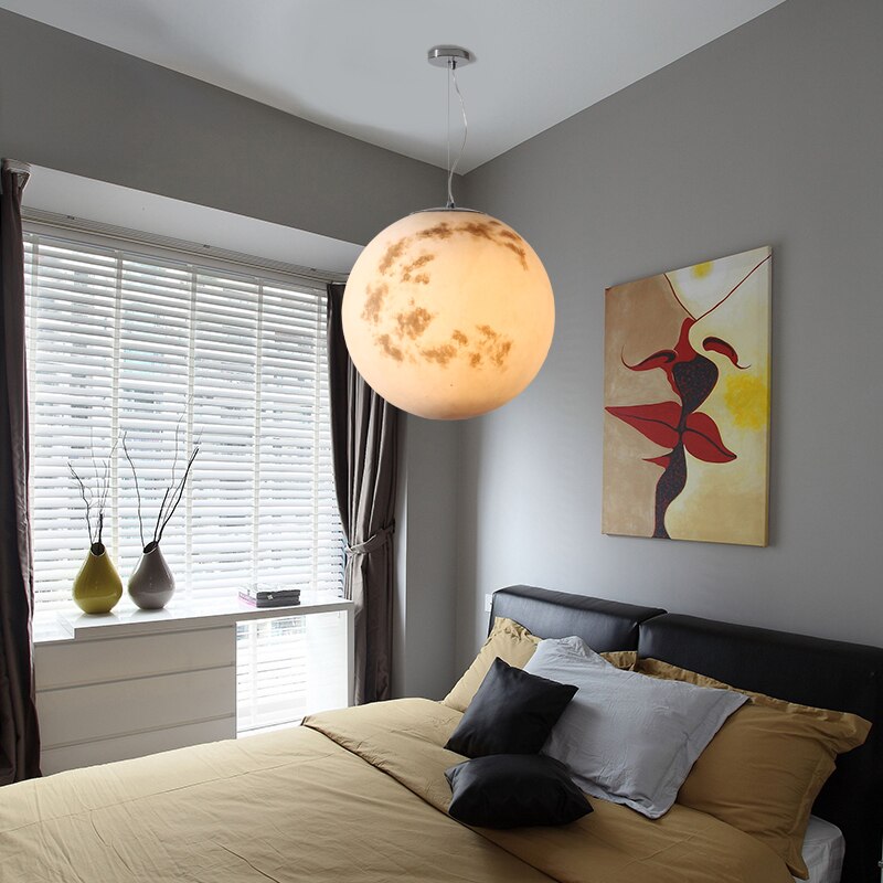 Nordic Modern Creative Full Moon Chandelier