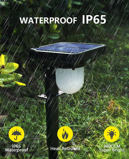 Solar Powered Motion Sensor Pathway Light Waterproof