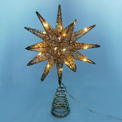 Christmas Tree Topper LED Star Tree Topper Battery Operated