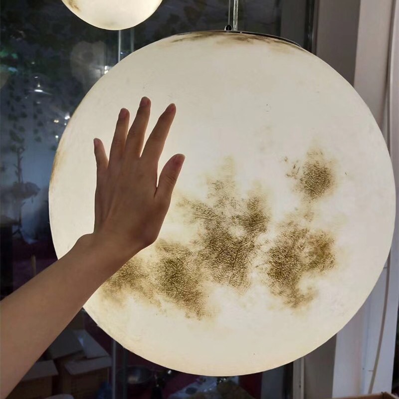 Nordic Modern Creative Full Moon Chandelier