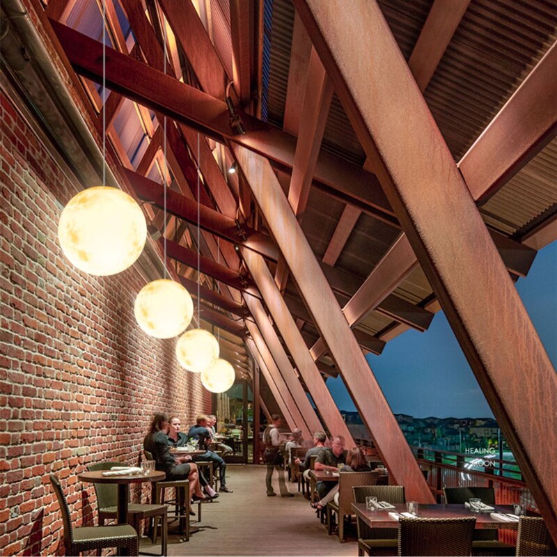 Nordic Modern Creative Full Moon Chandelier