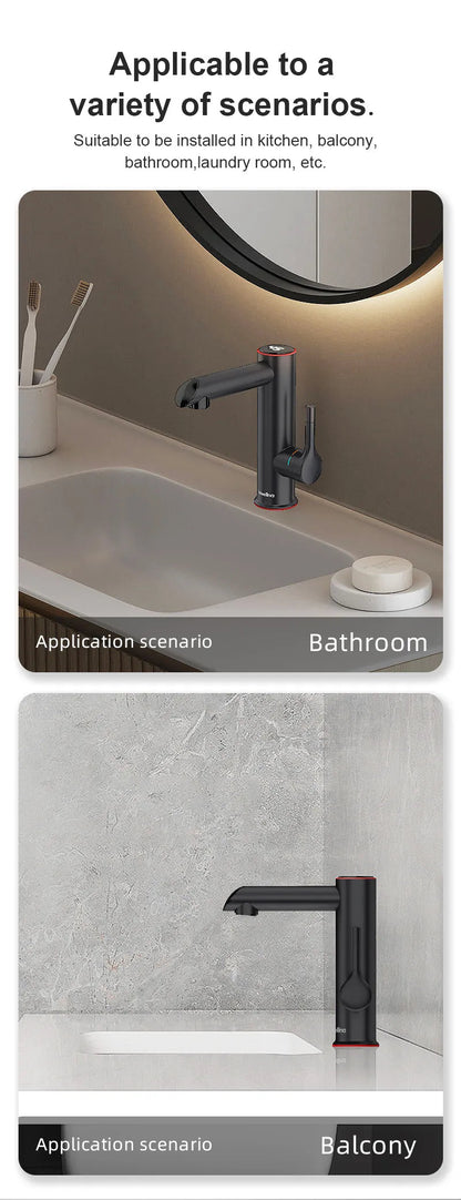 Electric Instant Heater Faucet Stainless Steel